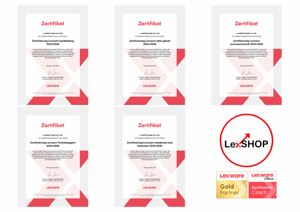 LexSHOP bleibt zertifizierter Lexware Fachhändler – was das für Sie bedeutet