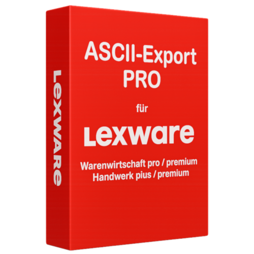 ASCII-Export-PRO für Lexware Warenwirtschaft pro/premium und Handwerk plus/premium