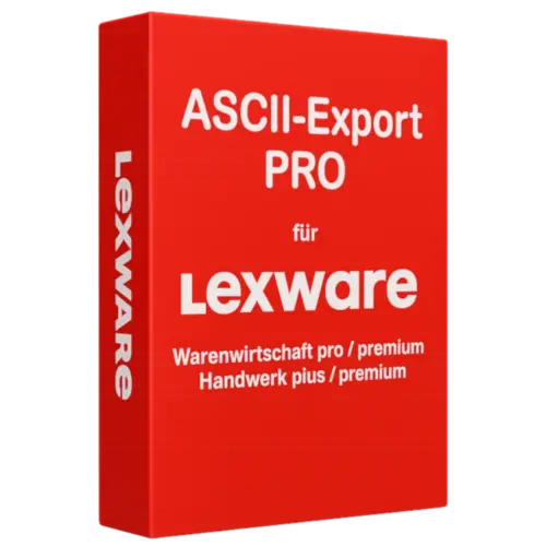 ASCII-Export-PRO für Lexware Warenwirtschaft pro/premium und Handwerk plus/premium