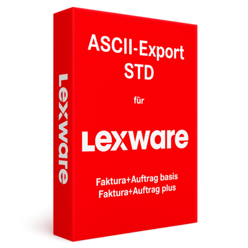 ASCII-Export-STD für Lexware Faktura+Auftrag basis/plus