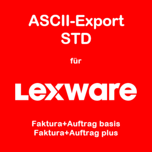 ASCII-Export-STD für Lexware Faktura+Auftrag basis/plus