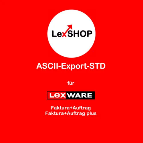 ASCII-Export-STD für Lexware Faktura+Auftrag basis/plus