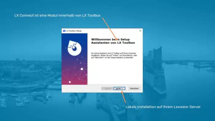 LX Connect - Einfache Installation als Dienst