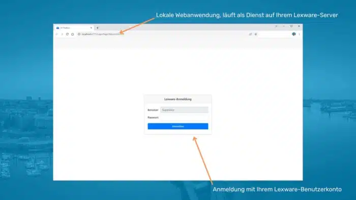 LX Connect - Lokale Webanwendung