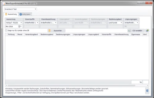 WaWiExportIntrastatLX Pro