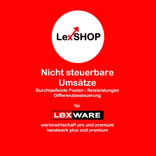 Formular-Rahmen für Differenzbesteuerung/Reisekosten in Lexware Warenwirtschaft und Lexware Handwerk