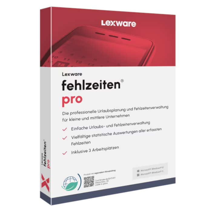 Lexware Fehlzeiten pro