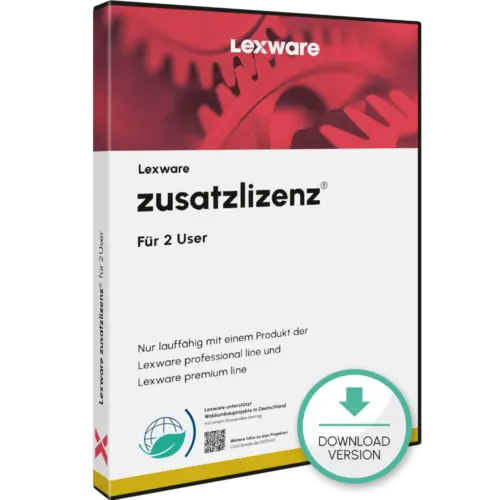 Lexware Zusatzlizenz für 2 weitere User